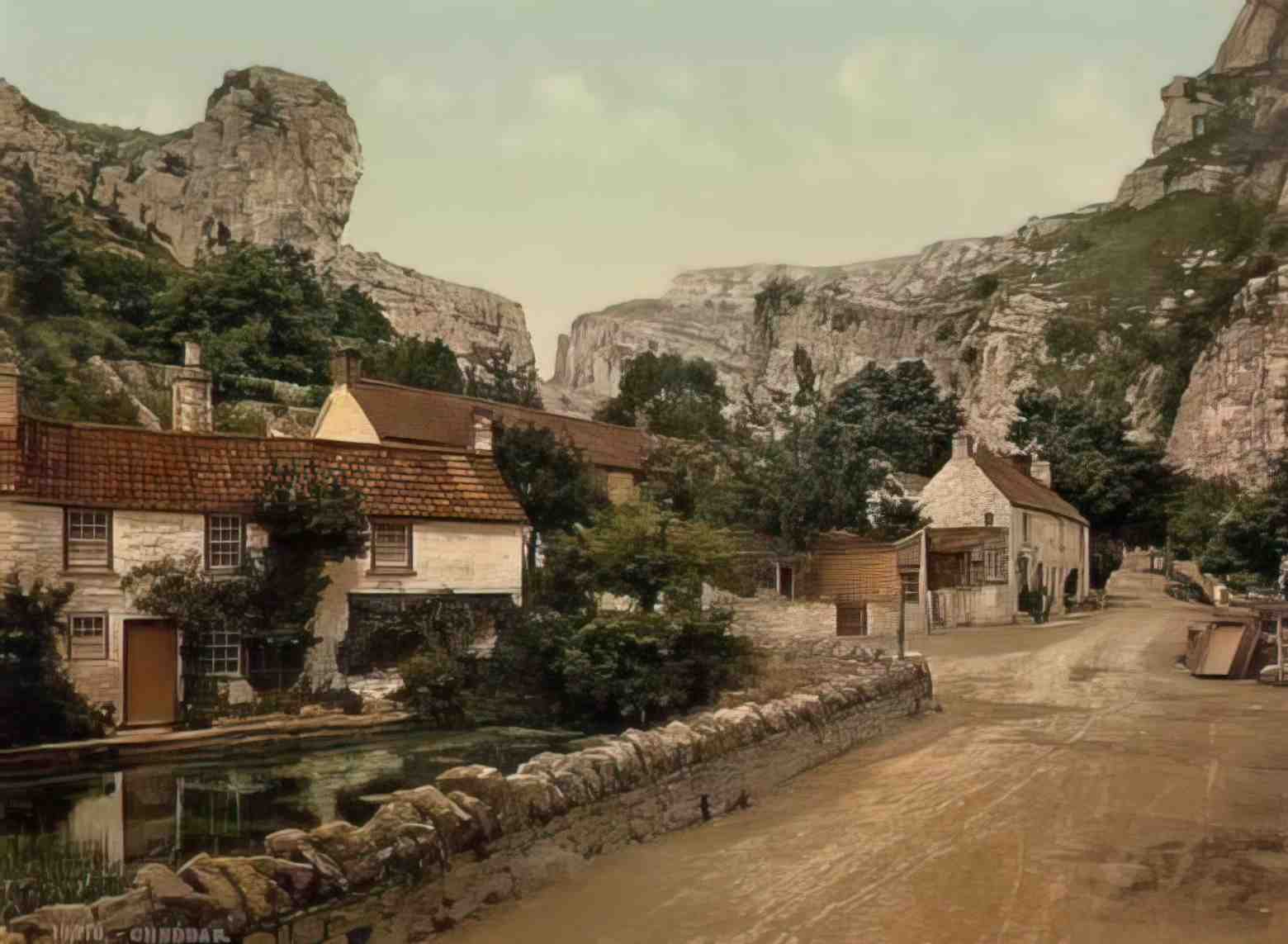 Somerset Cheddar Vintage A4 Photo Print