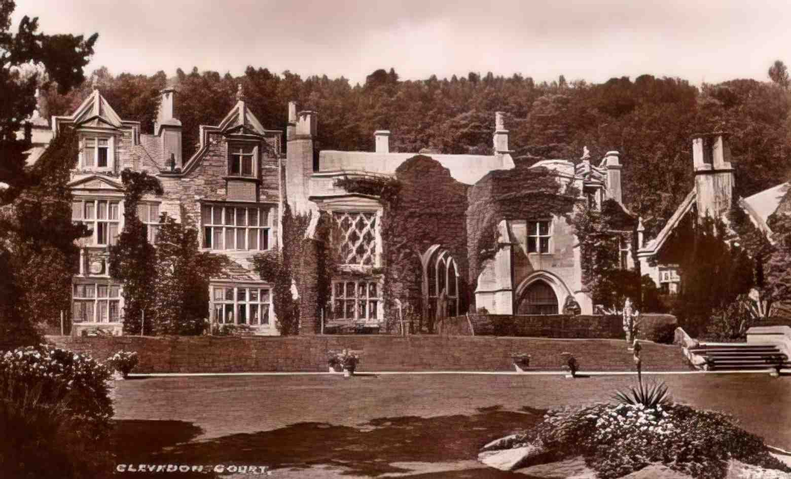 Somerset Clevedon Clevedon Court Vintage A4 Photo Print