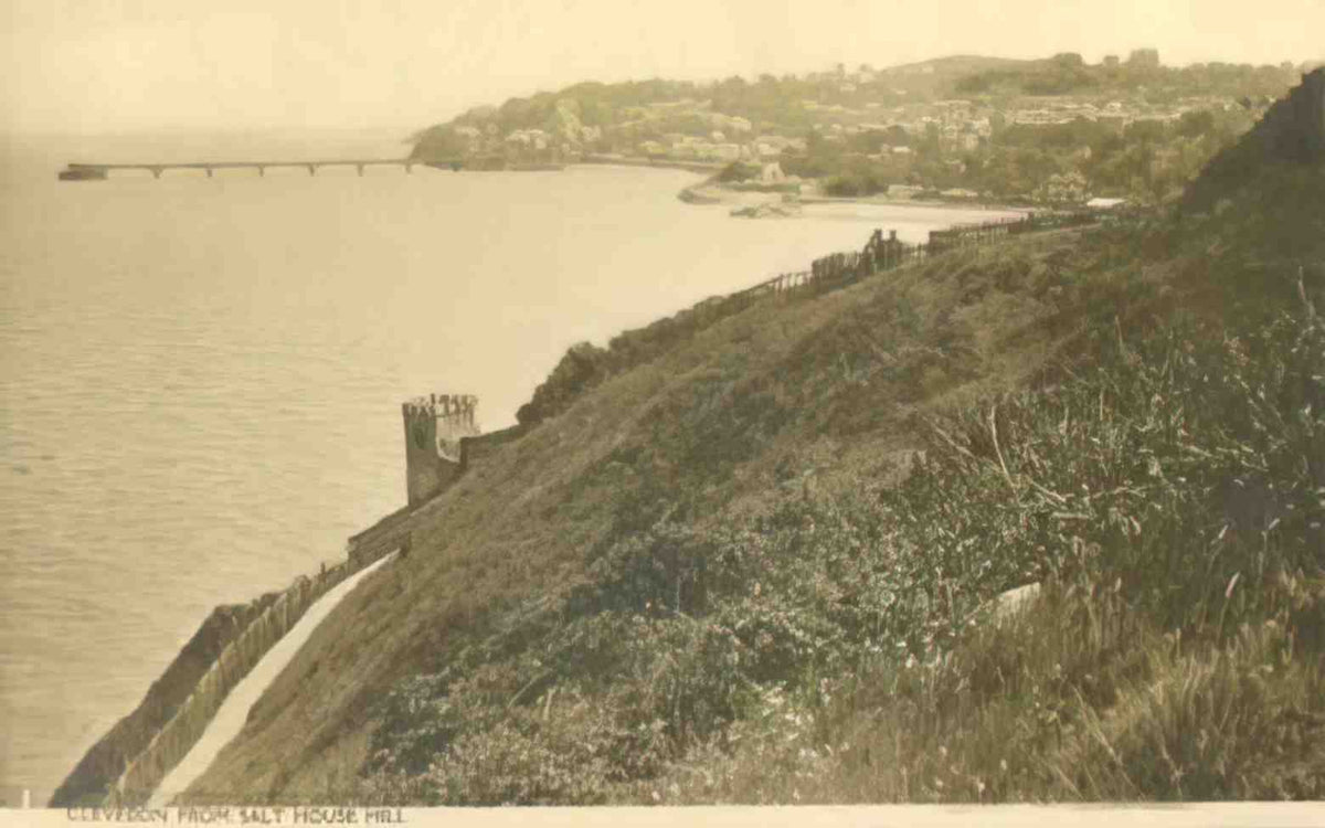Somerset Clevedon From Salt House Hill 1930s Vintage A4 Photo Print