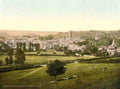 Somerset Glastonbury General View Vintage A4 Photo Print