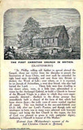 Somerset Glastonbury The First Christian Church in Britain Vintage A4 Photo Print