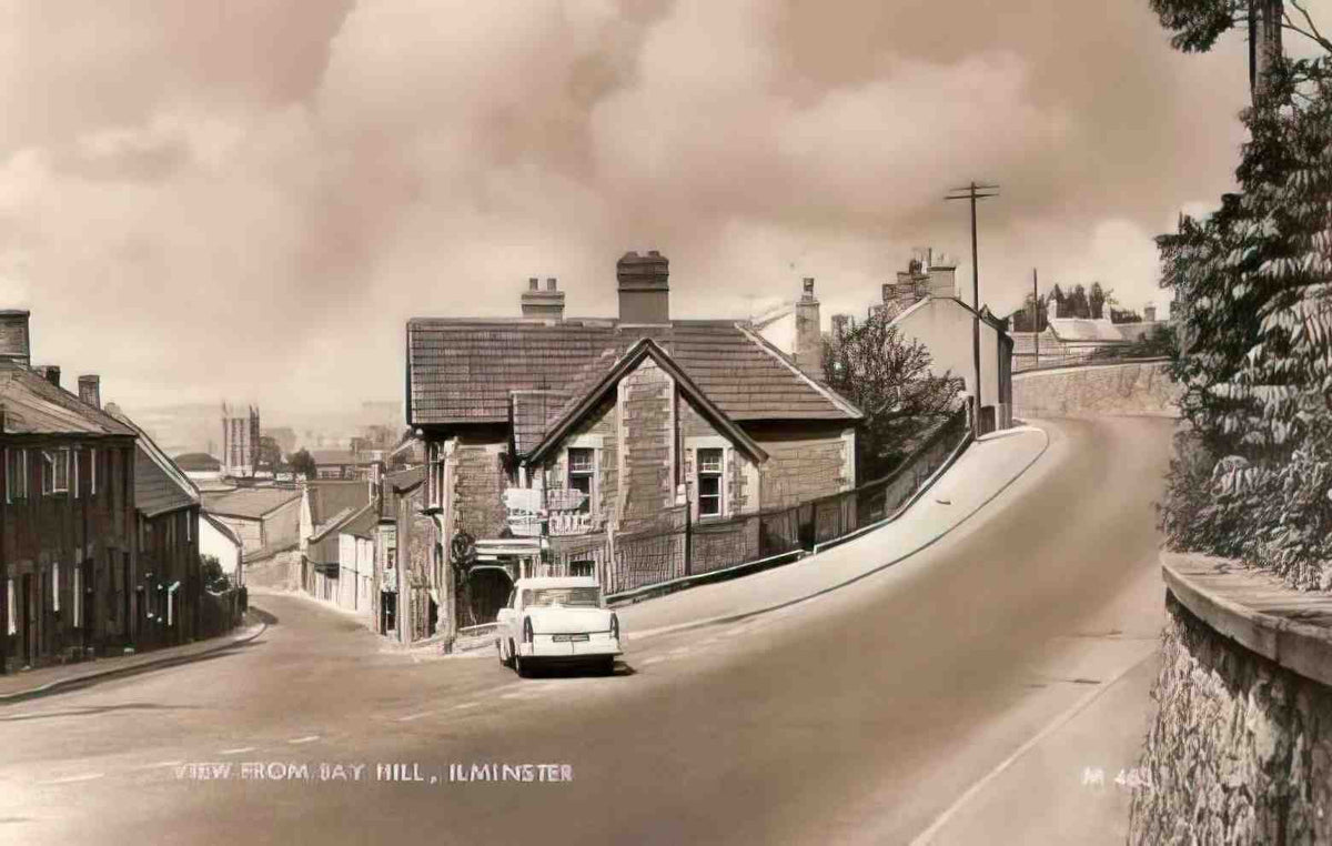 Somerset Ilminster View from Bay Hill 1960s 1024 Vintage A4 Photo Print
