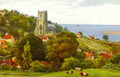 Somerset Minehead Church Town III Vintage A4 Photo Print