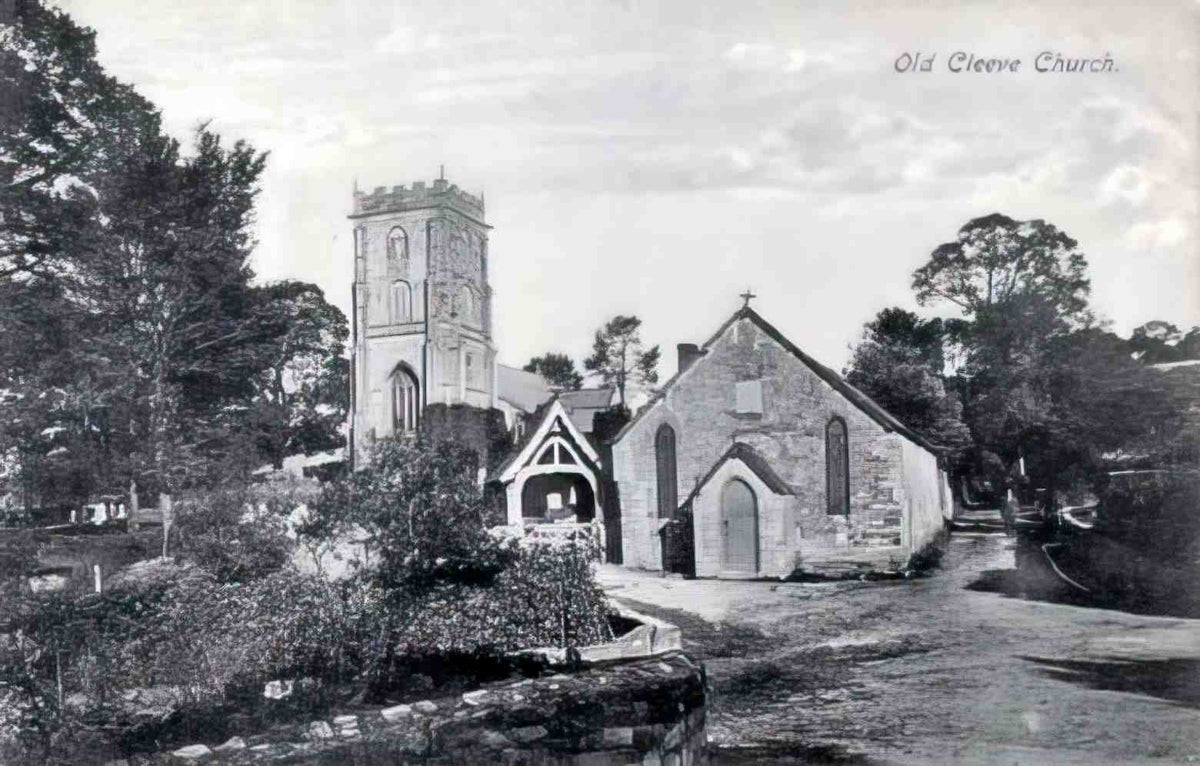 Somerset Old Cleeve Church Vintage A4 Photo Print