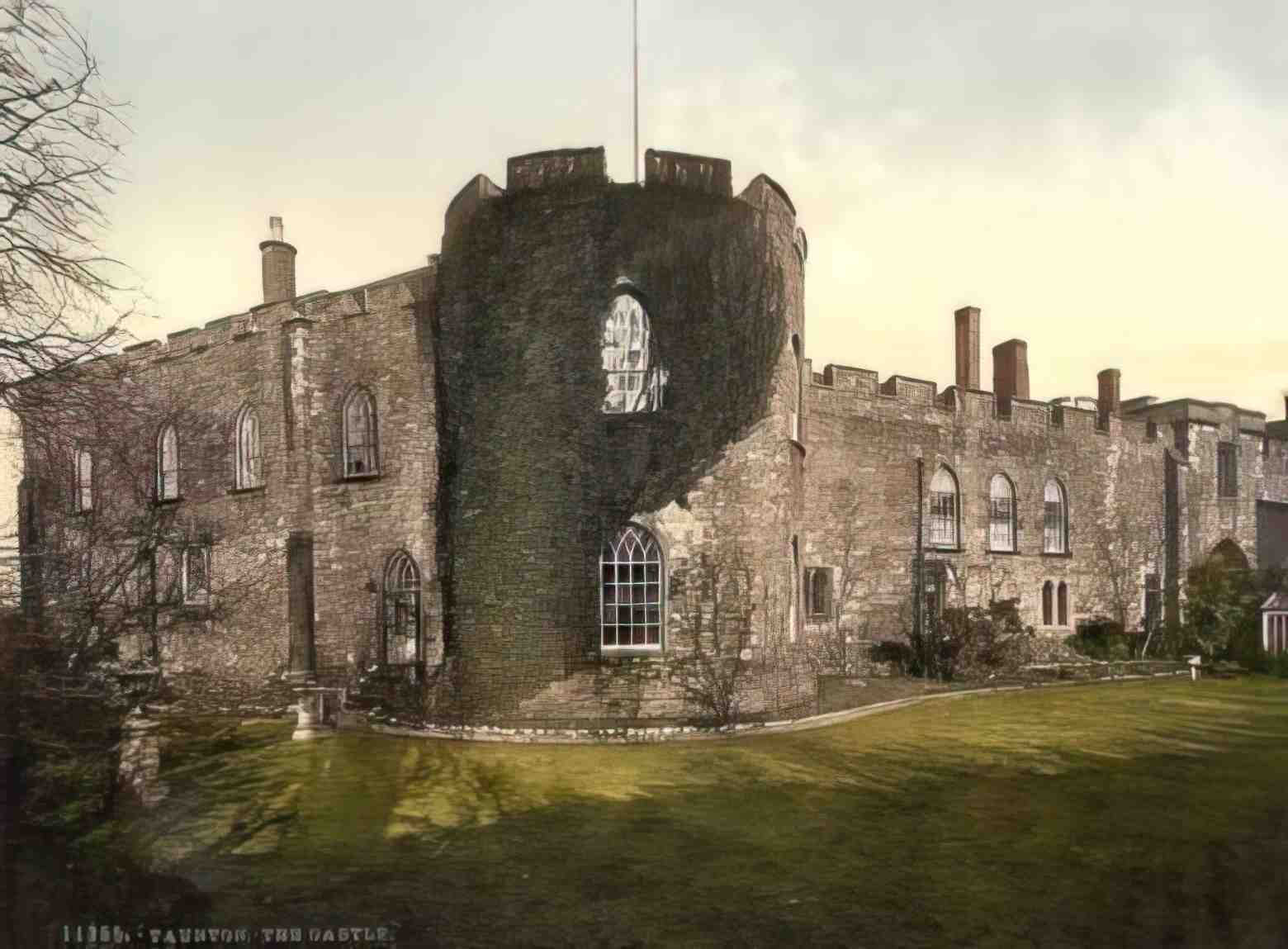 Somerset Taunton Castle Vintage A4 Photo Print