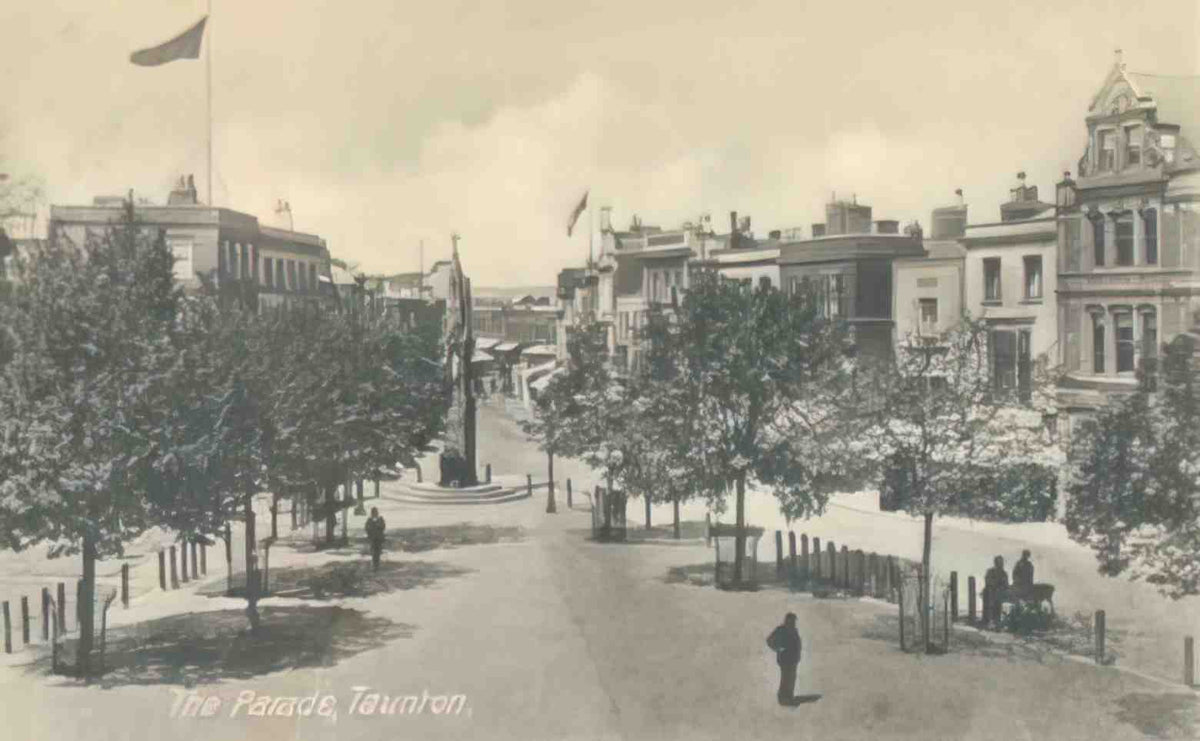 Somerset Taunton The Parade Vintage A4 Photo Print