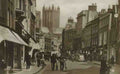 Somerset Wells High Street Vintage A4 Photo Print