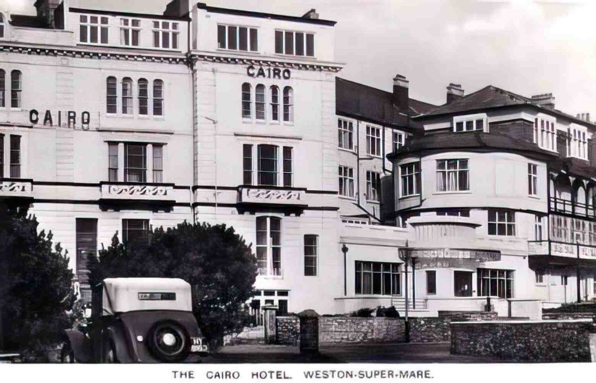 Somerset Weston Super Mare The Cairo Hotel Vintage A4 Photo Print