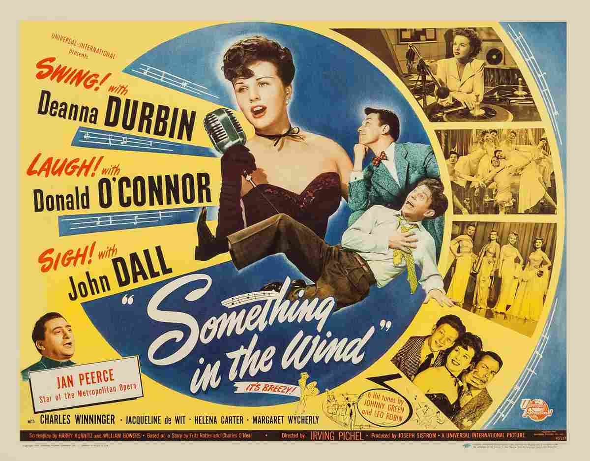 Something in the Wind 1947 03  film star poster A4 Photo Print