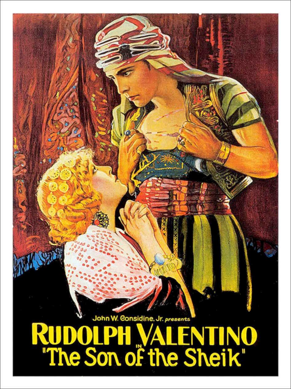 Son Of The Sheik Valentino Movie Poster Vintage Retro Advert Poster A4 Photo Pr