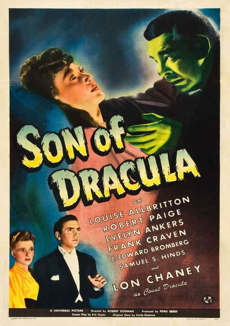 Son of Dracula 01 Film A4 Photo Print