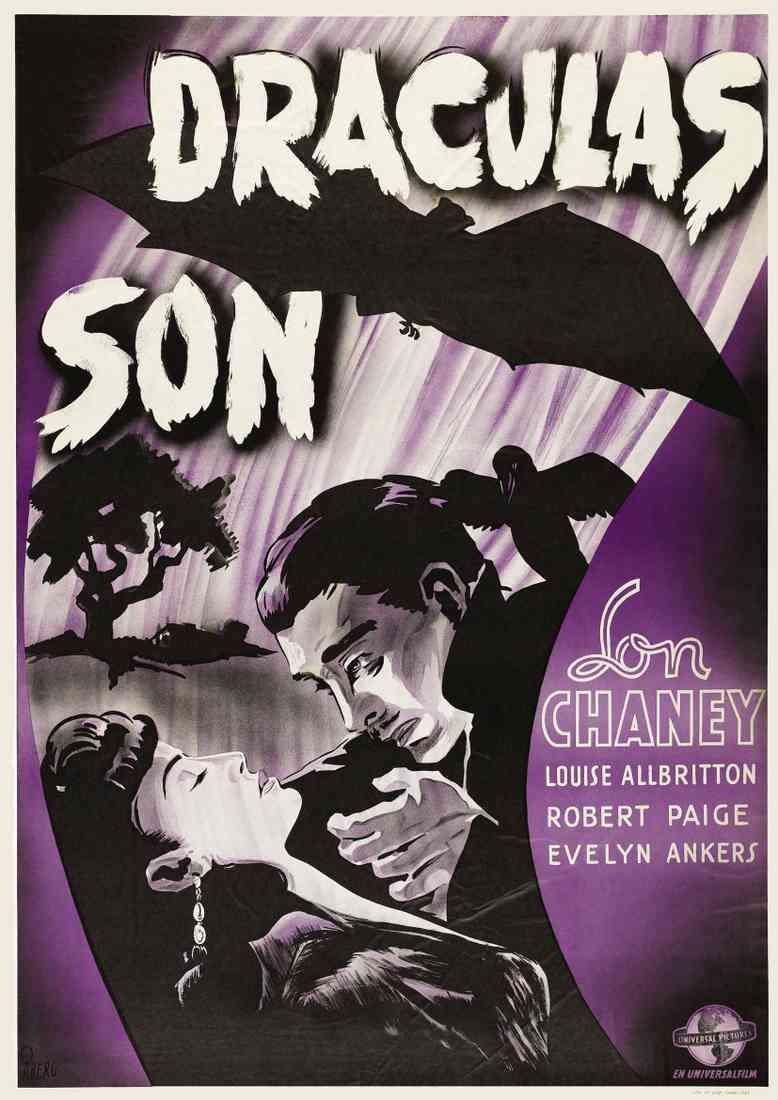 Son of Dracula 19 Film A4 Photo Print