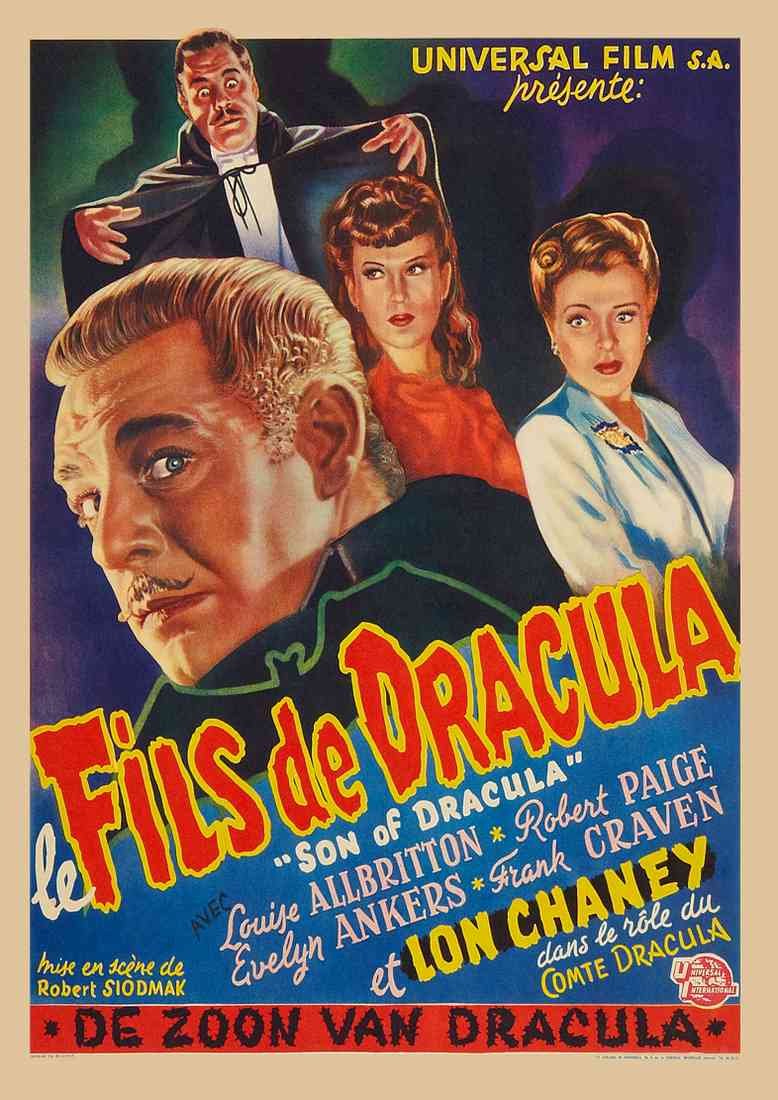 Son of Dracula 20 Film A4 Photo Print