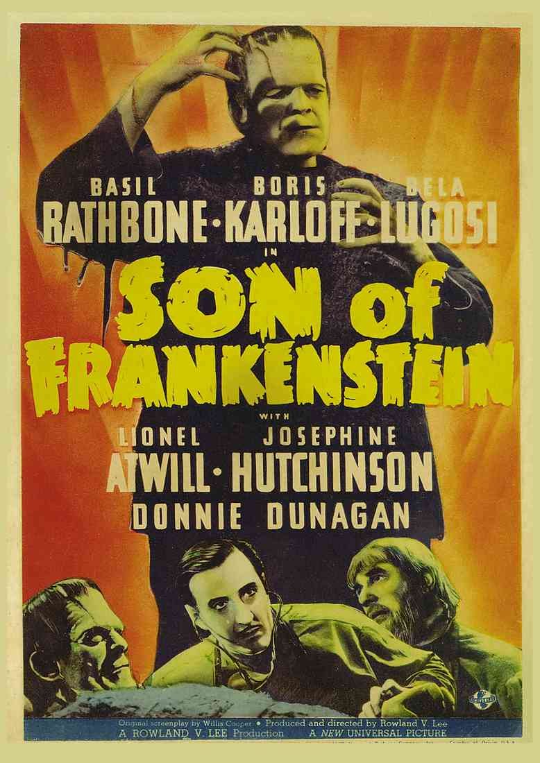 Son of Frankenstein 20 Film A4 Photo Print