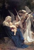 Song Of The Angels Bouguereau A4 Photo Print