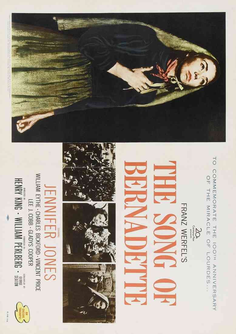 Song of Bernadette The 02 Film A4 Photo Print