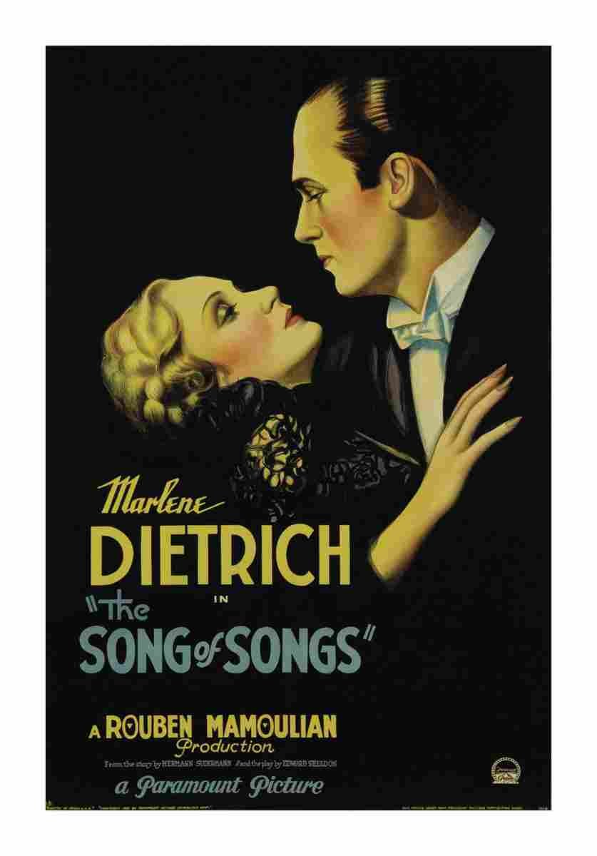 Song of Songs The 1933 03  film star poster A4 Photo Print