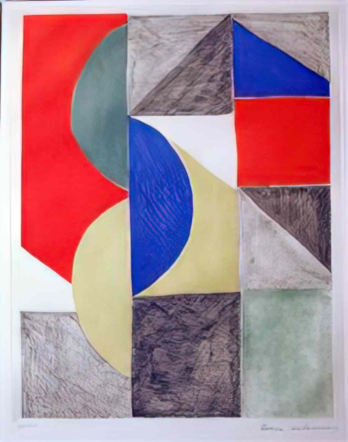 Sonia Delaunay abstract composition Art A4 Photo Print