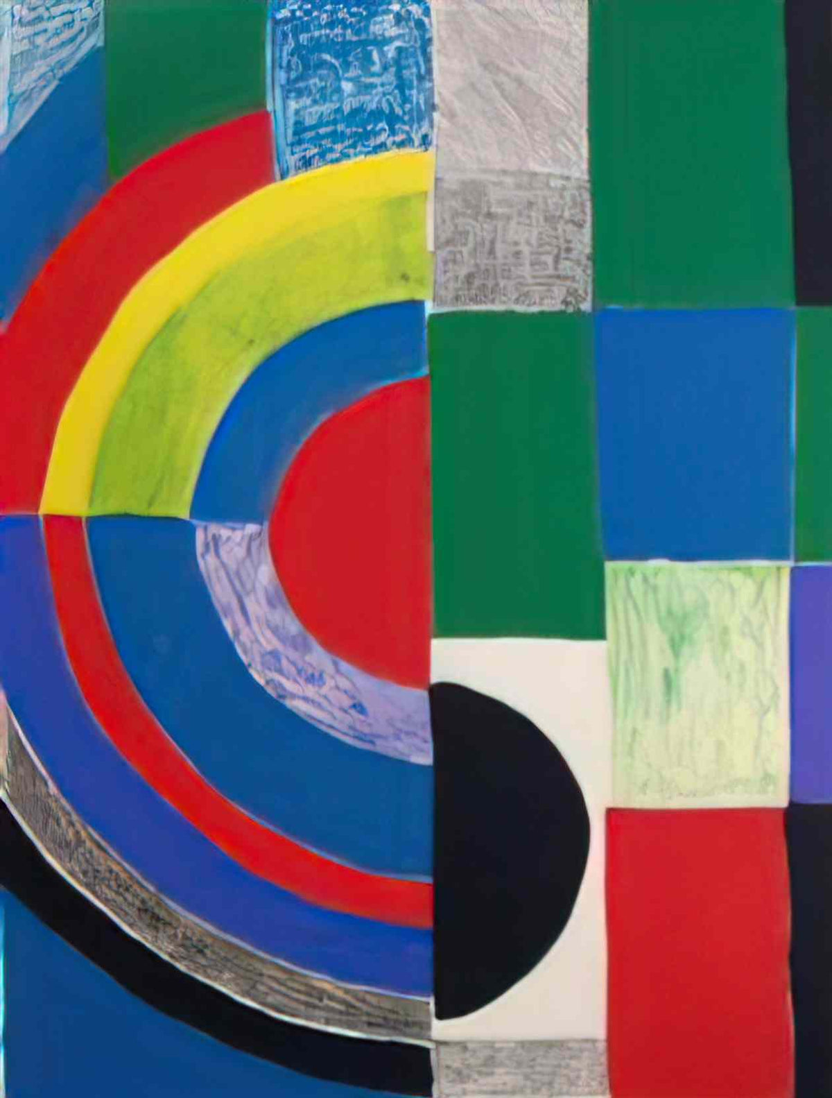 Sonia Delaunay color rhythms Art A4 Photo Print