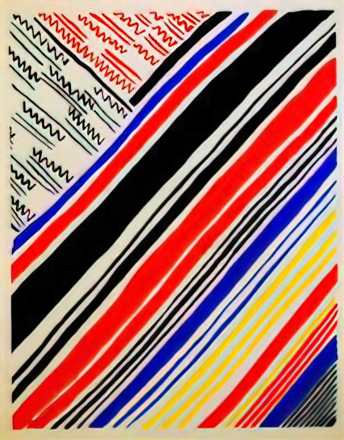Sonia Delaunay composition 11 Art A4 Photo Print
