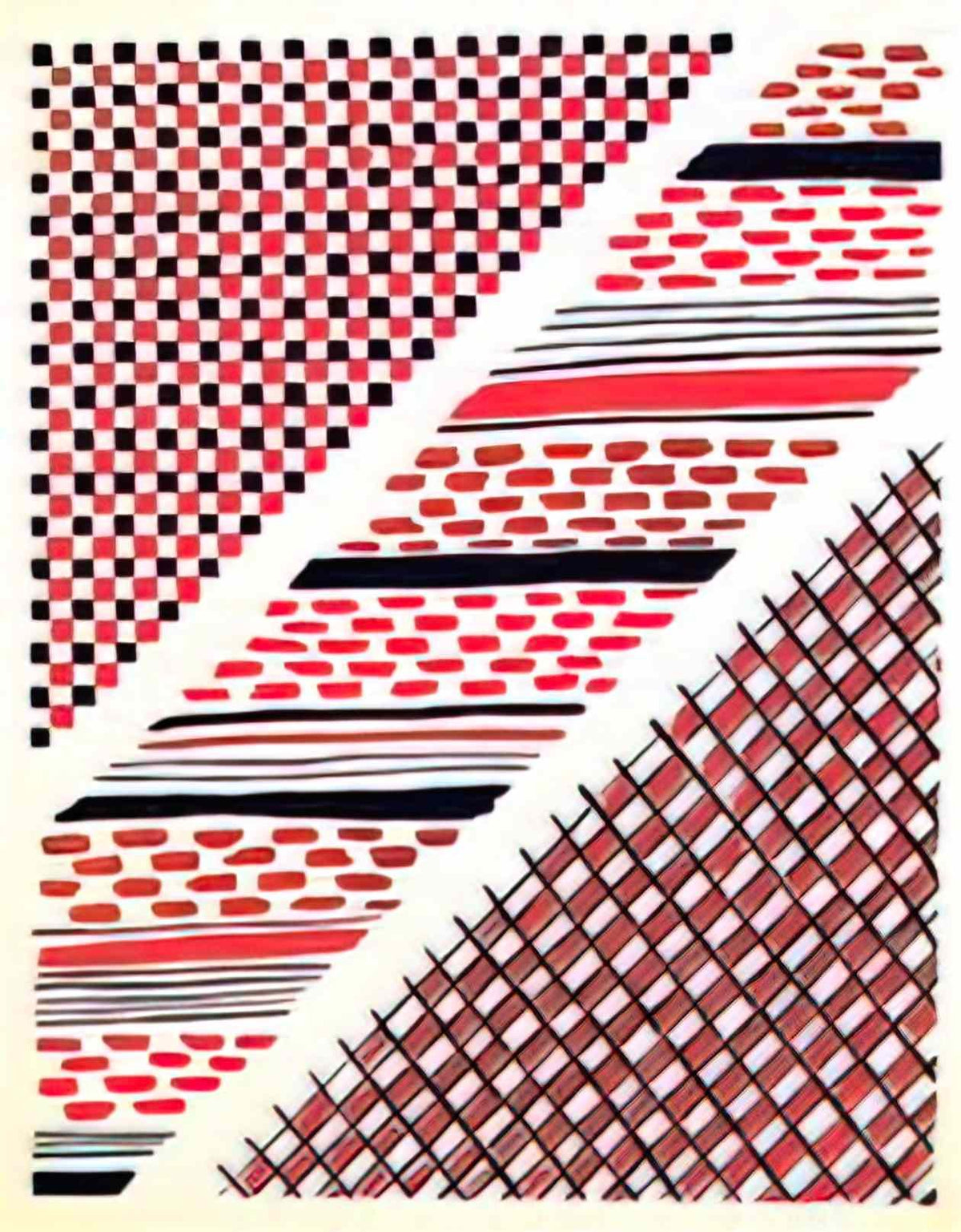 Sonia Delaunay composition 13 Art A4 Photo Print
