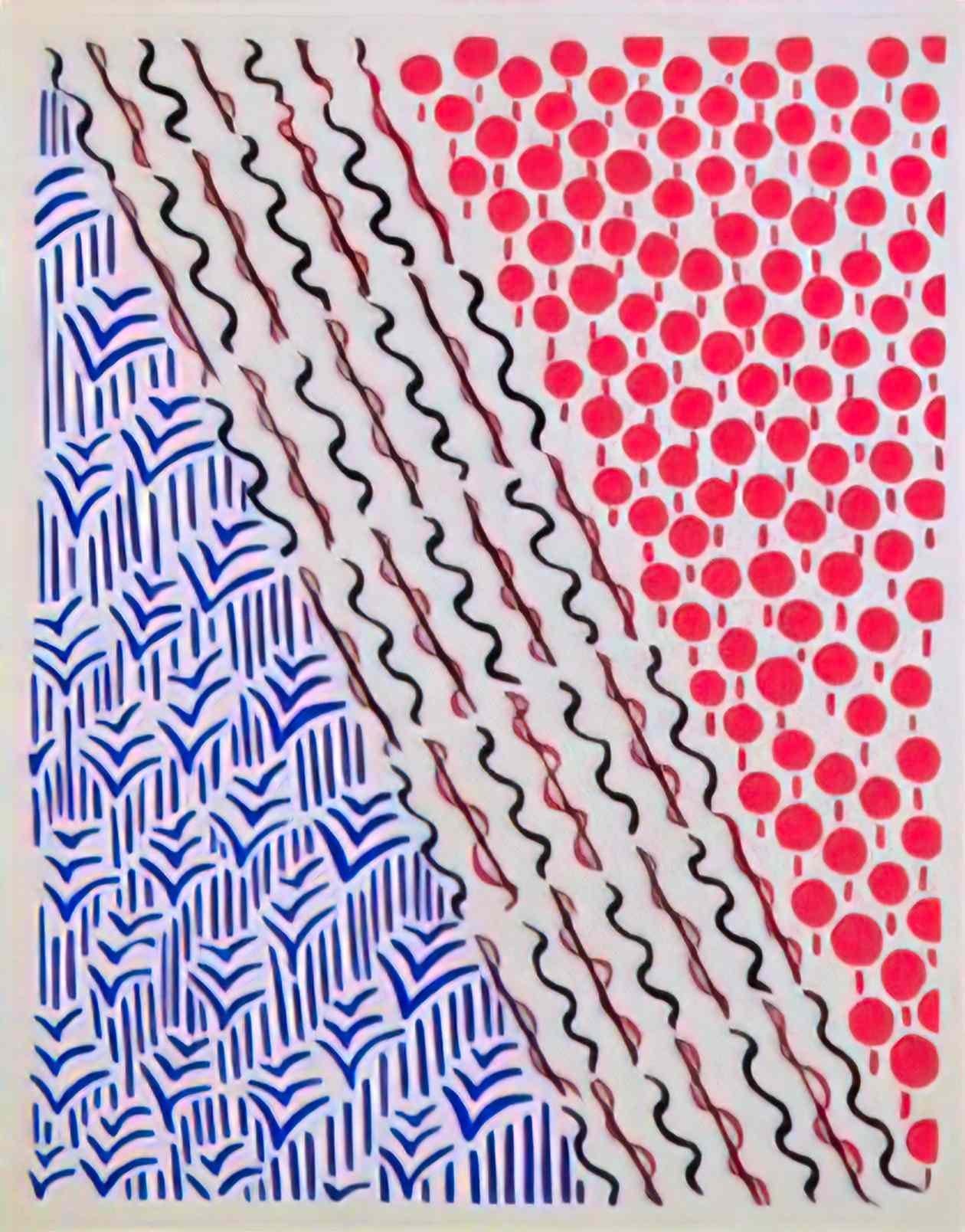 Sonia Delaunay composition 21 Art A4 Photo Print