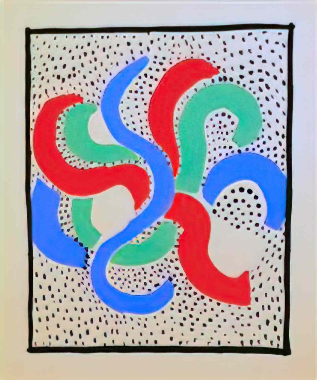 Sonia Delaunay composition 28 Art A4 Photo Print