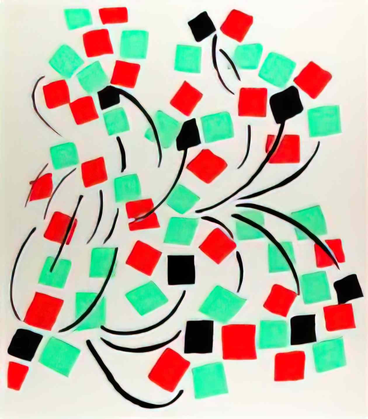 Sonia Delaunay composition 31 Art A4 Photo Print