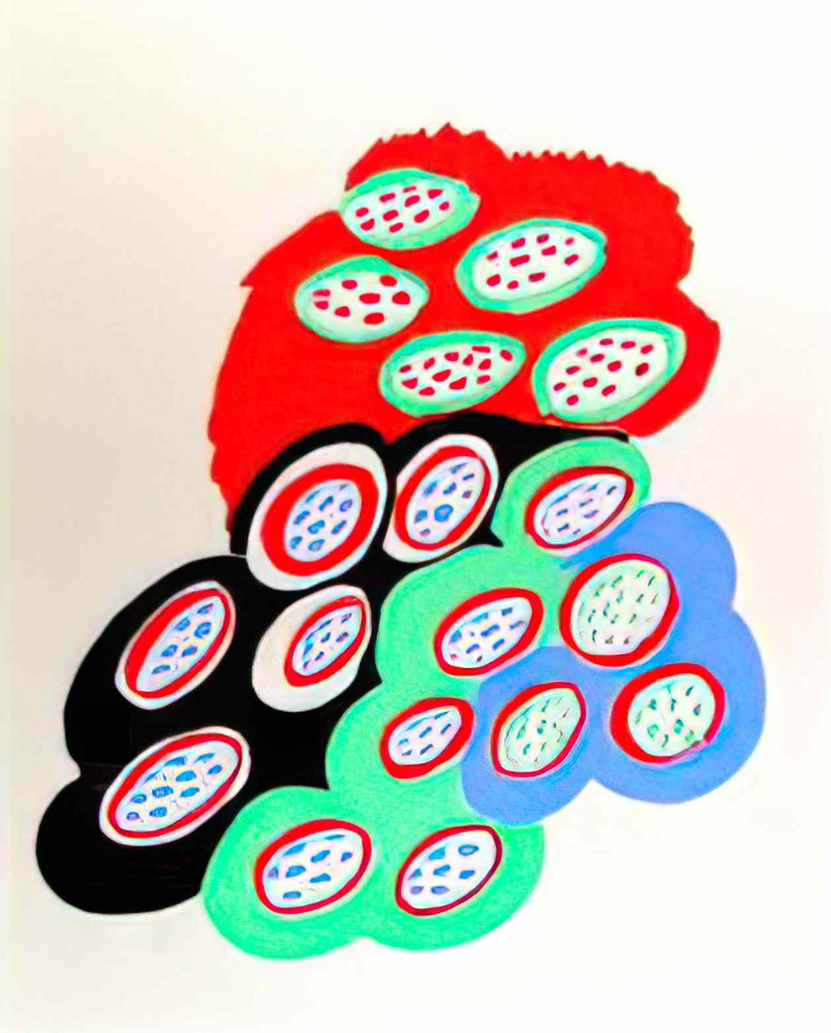 Sonia Delaunay composition 37 Art A4 Photo Print