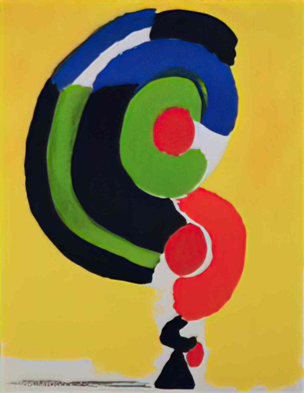 Sonia Delaunay composition for xxe siecle Art A4 Photo Print