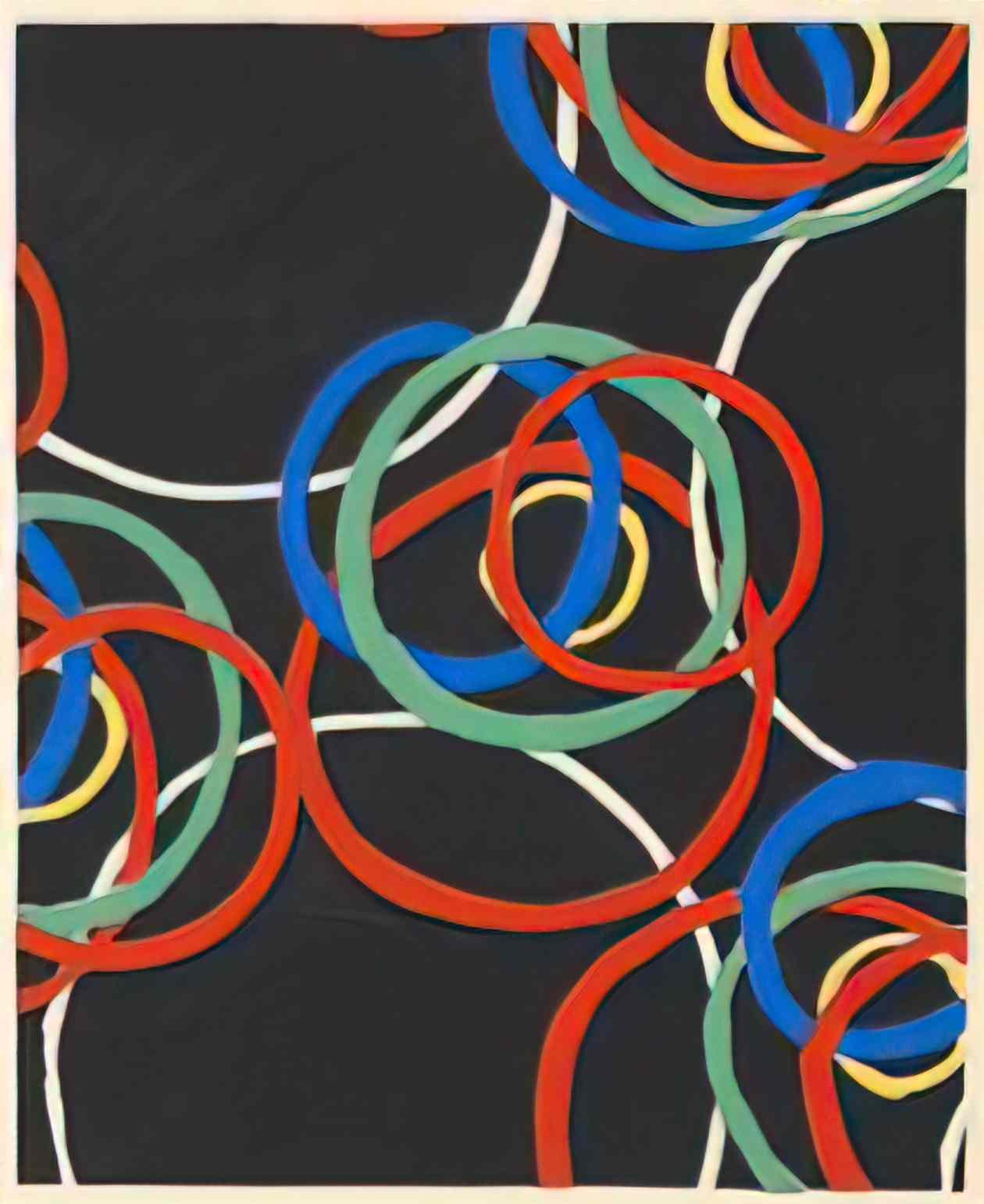 Sonia Delaunay design Art A4 Photo Print