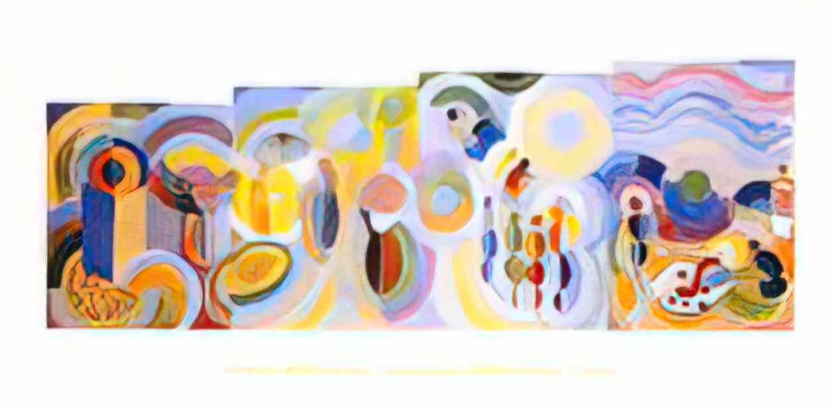 Sonia Delaunay distant journeys Art A4 Photo Print