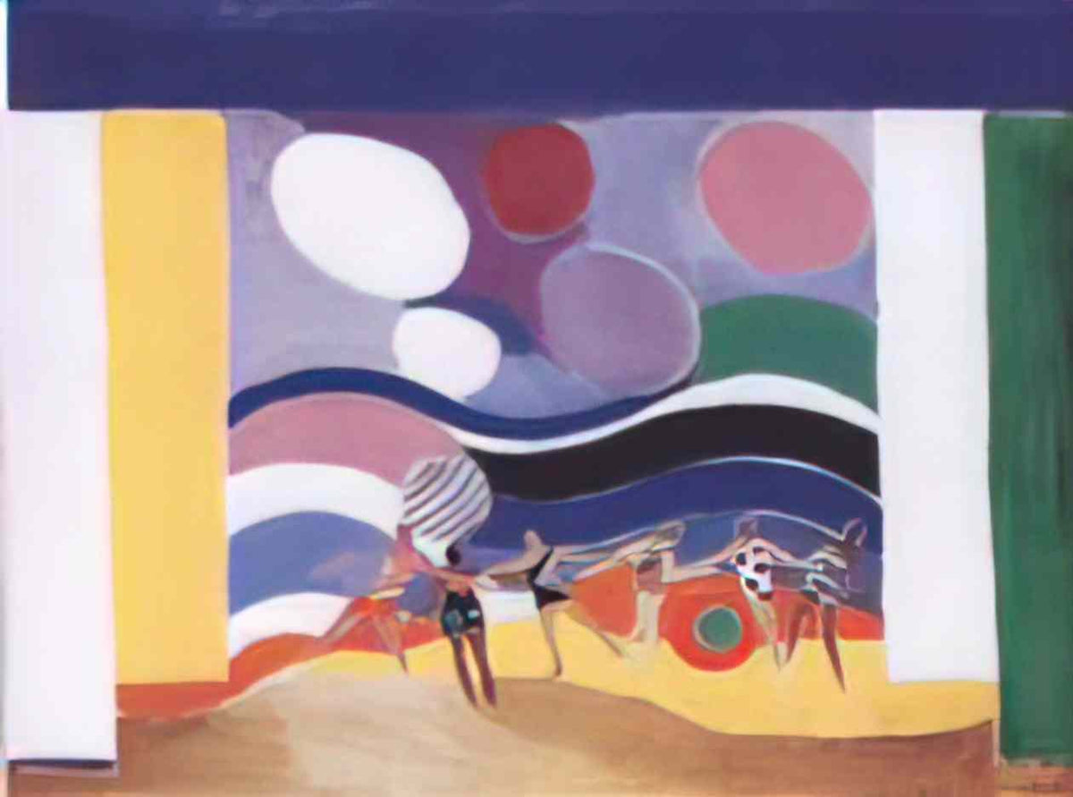 Sonia Delaunay ete projet Art A4 Photo Print