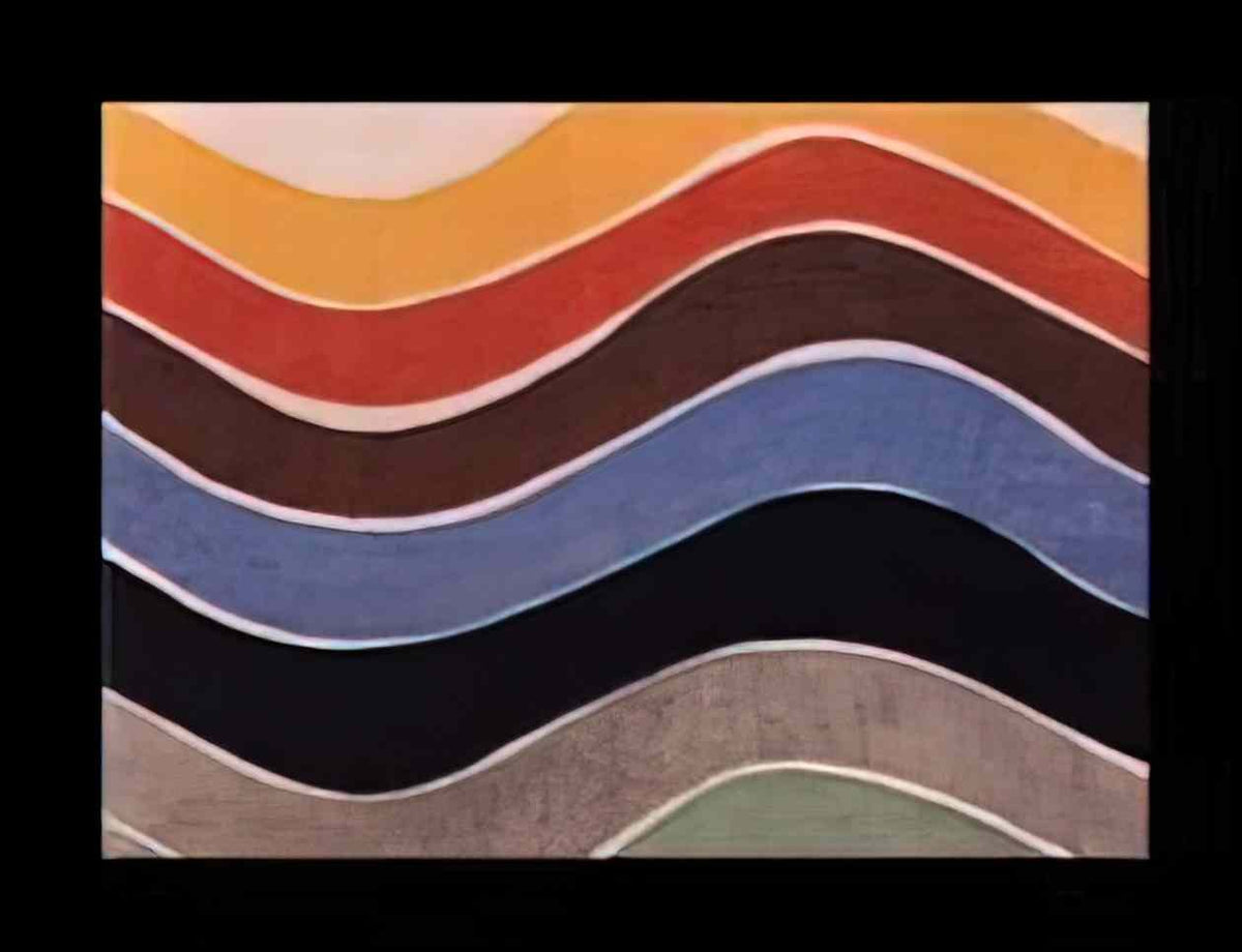 Sonia Delaunay fabric pattern 1 Art A4 Photo Print