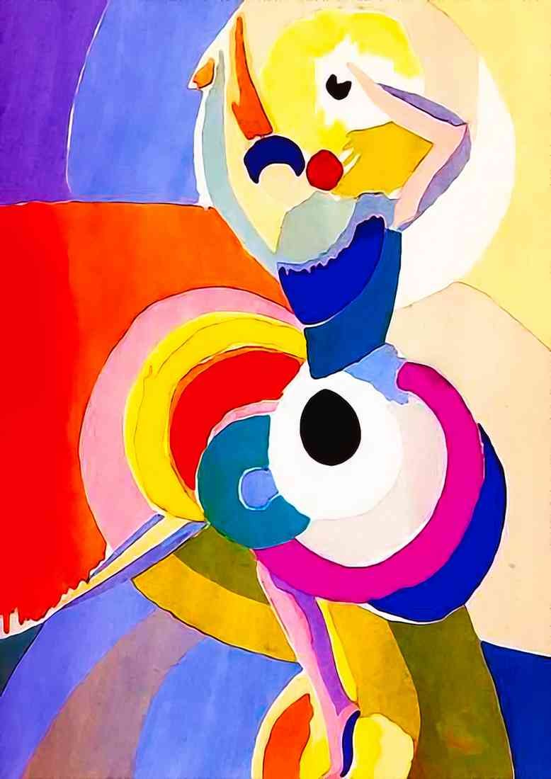 Sonia Delaunay flamenco dancer A4 Photo Print