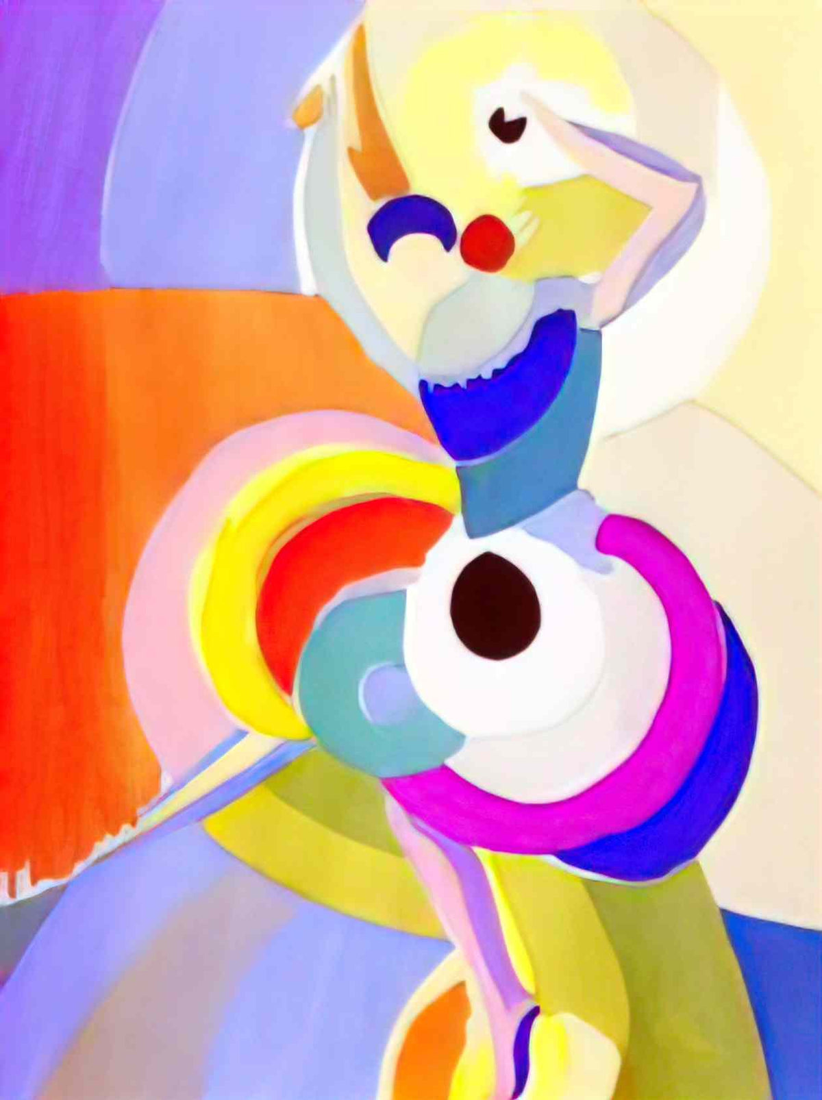 Sonia Delaunay flamenco dancer Art A4 Photo Print