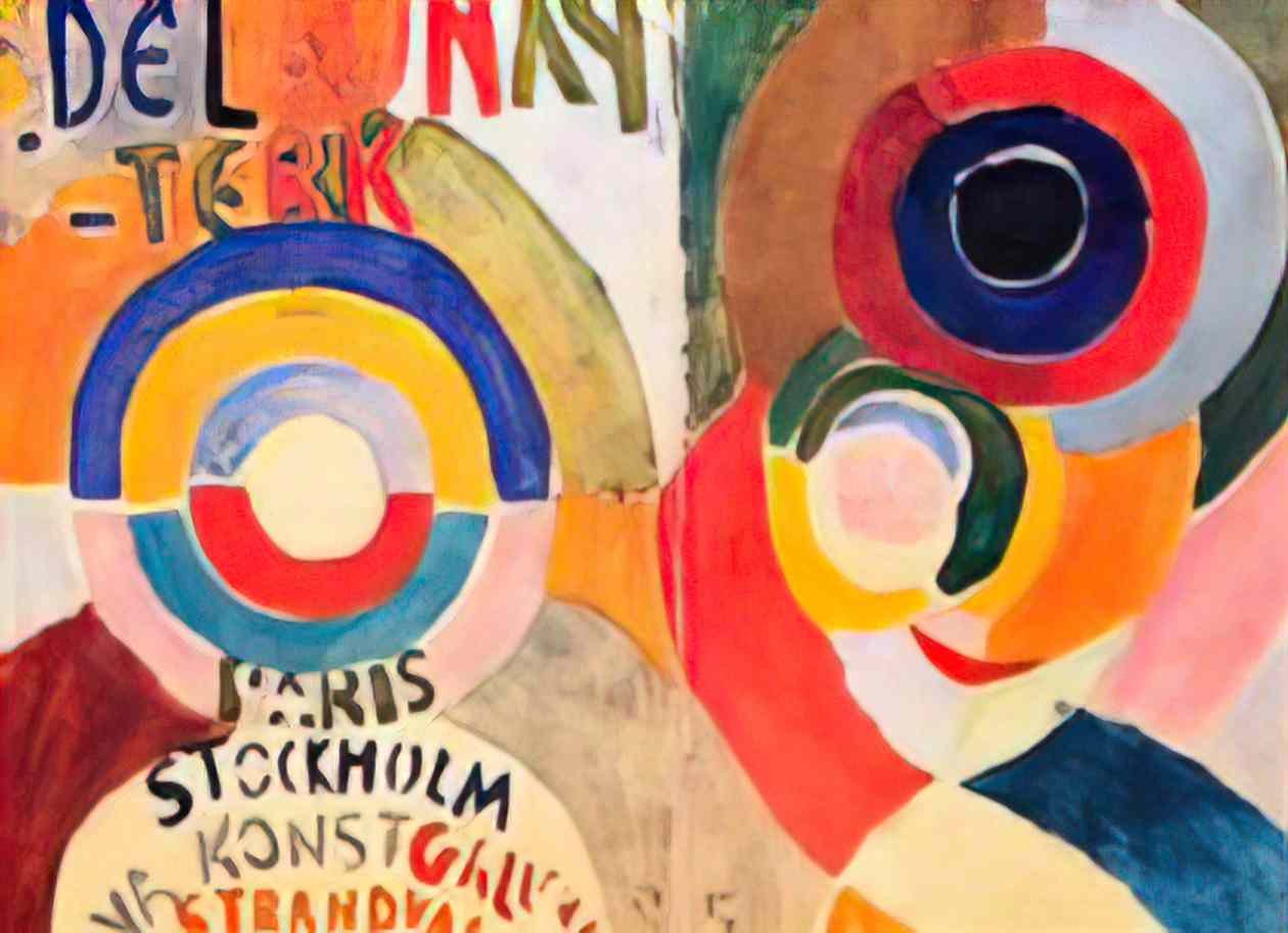 Sonia Delaunay modernism Art A4 Photo Print