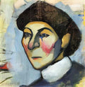 Sonia Delaunay portrait of philomene Art A4 Photo Print