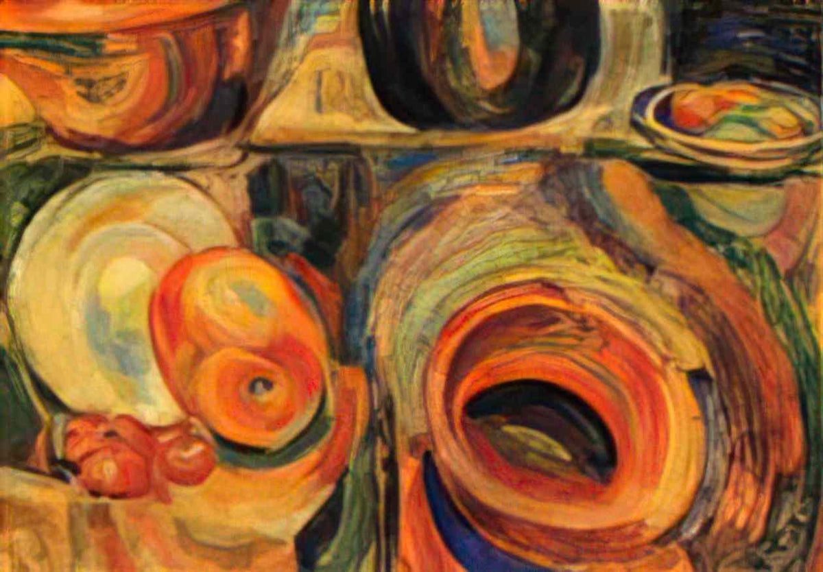 Sonia Delaunay portugese still life Art A4 Photo Print
