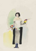 Sonia Delaunay robe po me oublions les oiseaux 2 A4 Photo Print