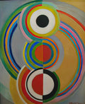 Sonia Delaunay rythme 1 Art A4 Photo Print