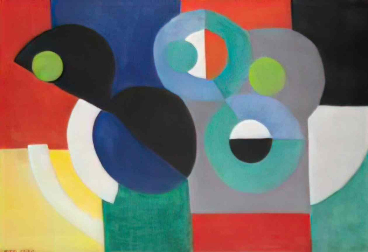 Sonia Delaunay rythme colore Art A4 Photo Print