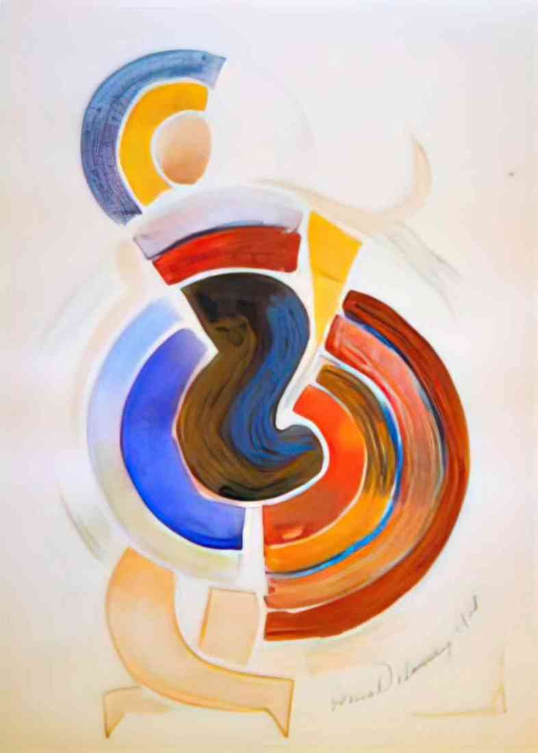 Sonia Delaunay utitled A4 Photo Print