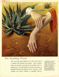 Soothing Touch Aloe 1950s Vintage Retro Advert Poster