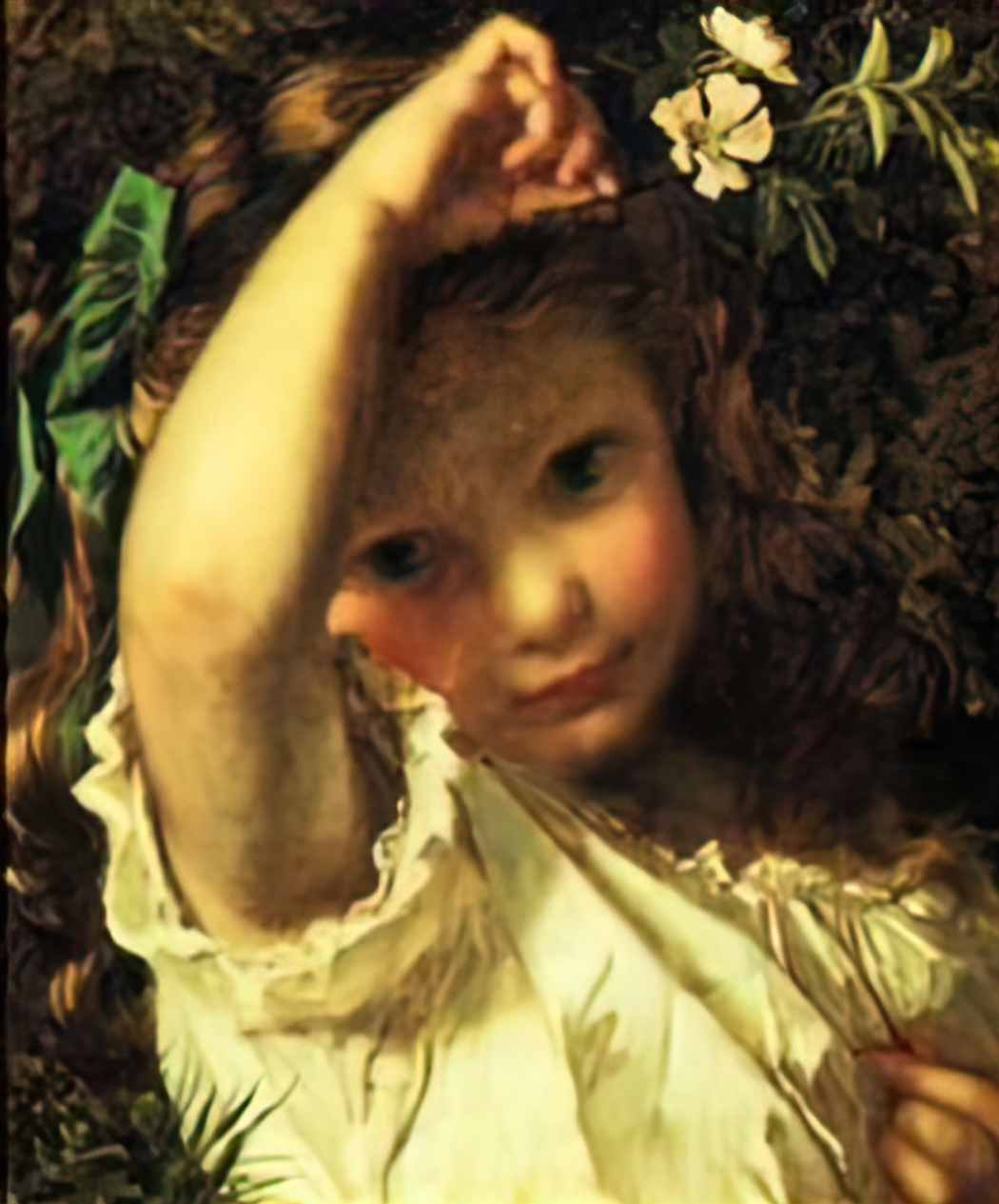 Sophie Gengembre Anderson peek a boo Art A4 Photo Print