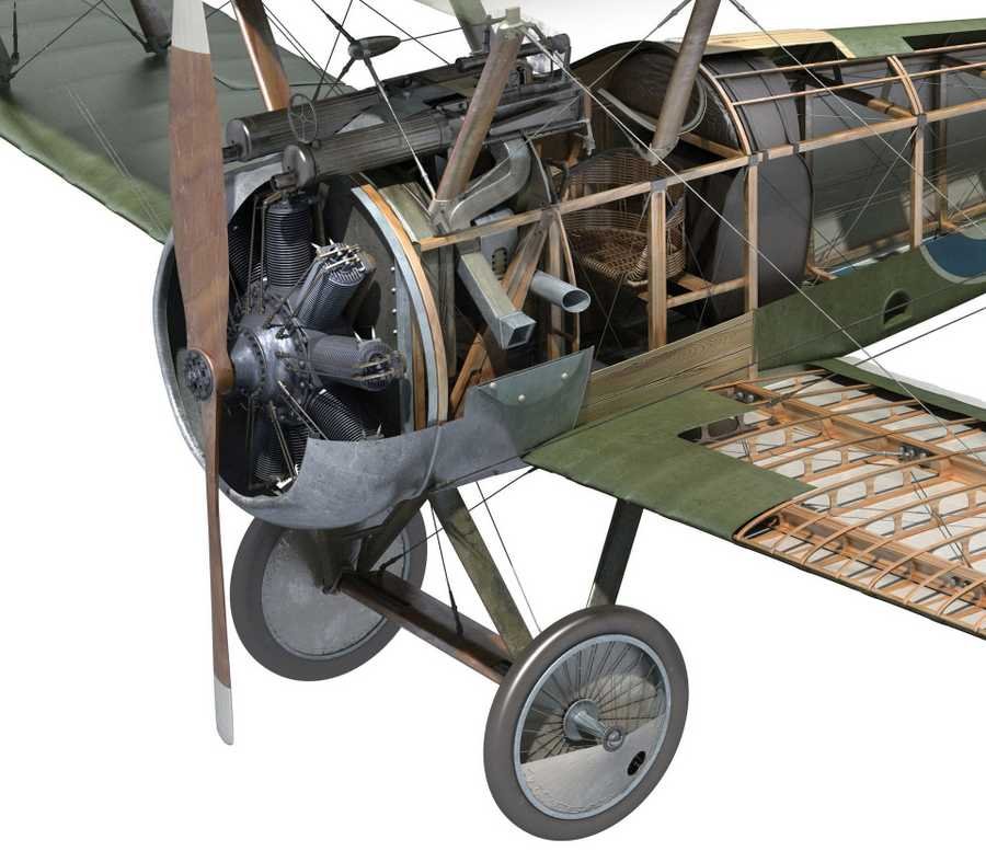Sopwith Camel3 cutaway A4 Photo Print