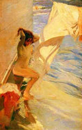 Sorolla Joaquin Antes Del Bano A4 Photo Print
