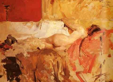 Sorolla Joaquin Bacante A4 Photo Print
