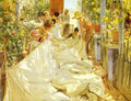 Sorolla Joaquin Cosiendo La Vela A4 Photo Print