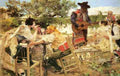 Sorolla Joaquin Escena Valenciana A4 Photo Print